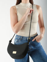 Cross Body Tas Muscari Woomen Zwart muscari WMUS27-vue-porte